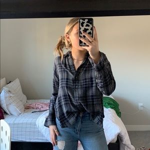 Madewell sheer button up